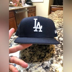 Los Angeles Dodgers dark navy 59 fifty baseball hat, 7 1/4”, new without tags